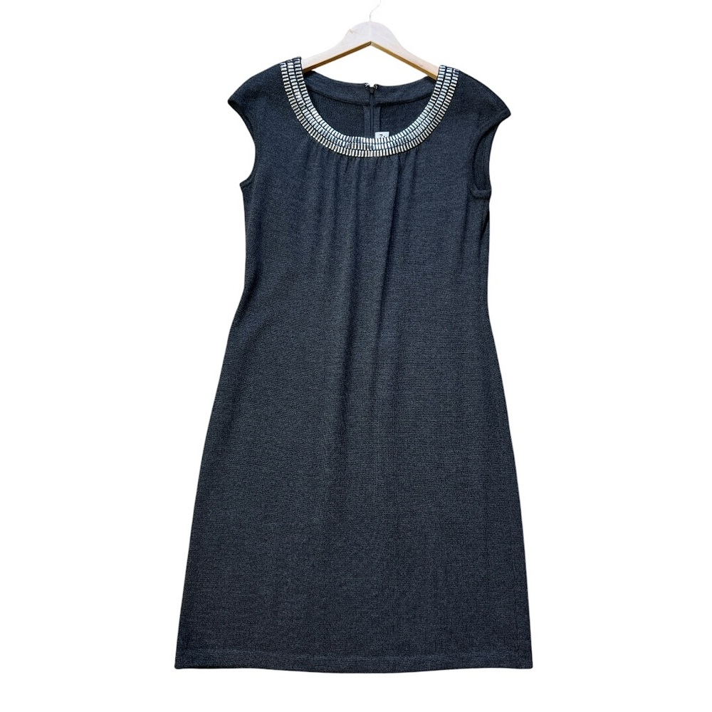St. John Collection Embellished Knit  Dress